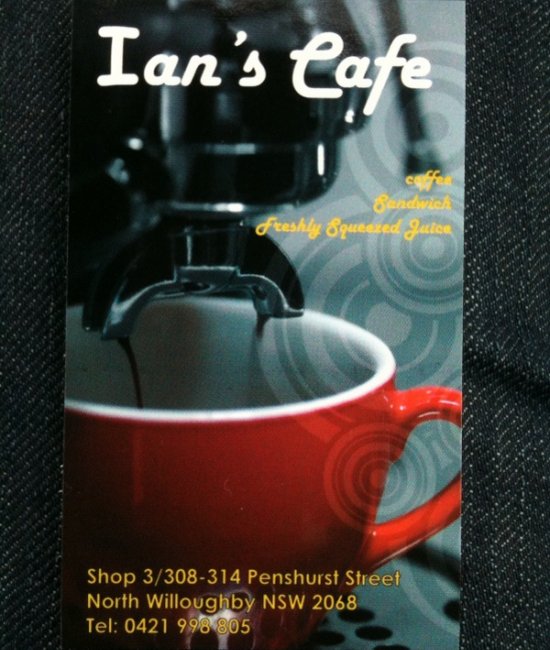 Ian's Cafe Willoughby